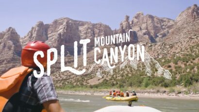 Video thumbnail that reads: Split Mountain Canyon