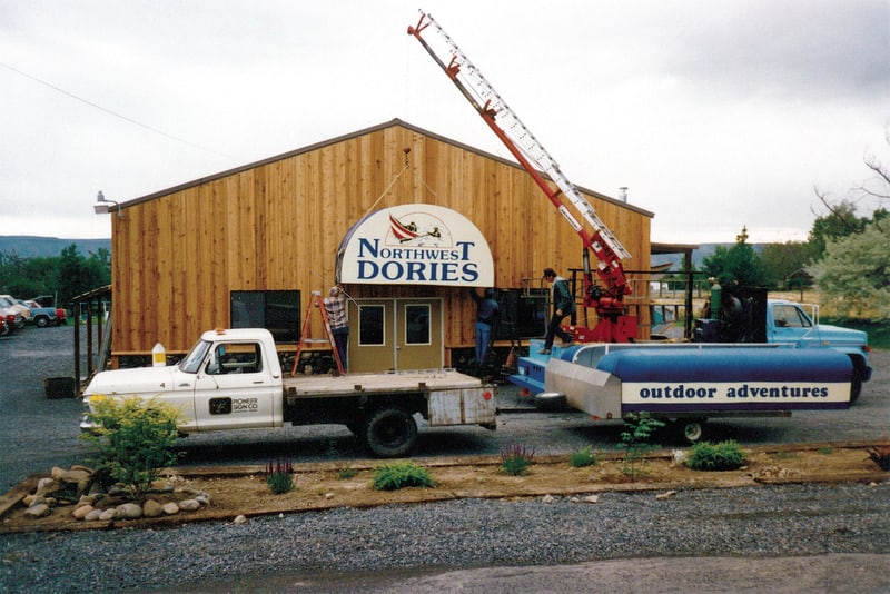 Original location of Northwest Dories in Idaho a.k.a. Dory Land