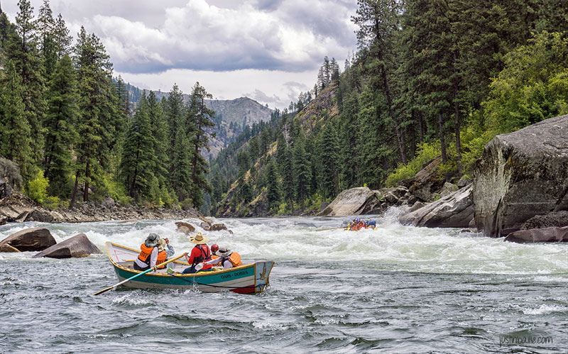 Rafting the Main Salmon River in the Frank Church "River of No Return" Wilderness