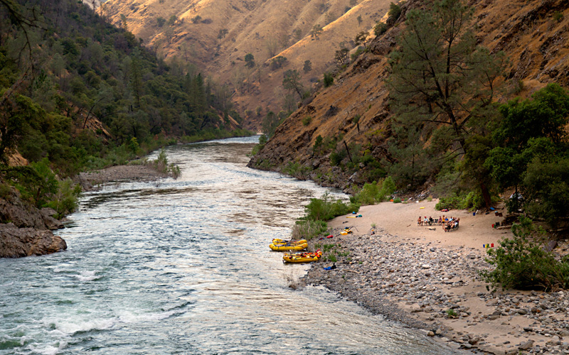 Rafting on California's public lands