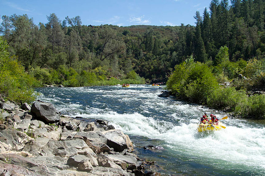 Family Vacation Idea: South Fork American River Rafting | Photo: Justin Bailie