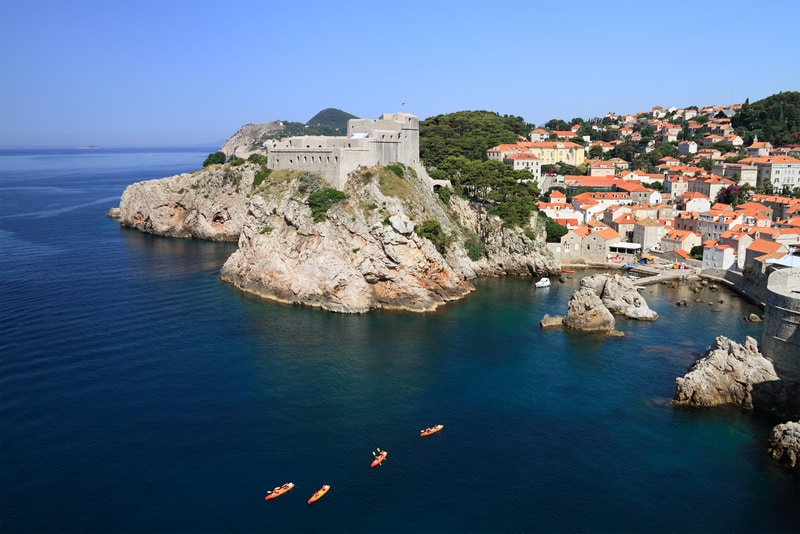 A village on the coast of Croatia
