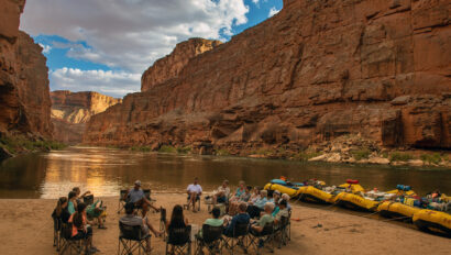 Late afternoon on an OARS Grand Canyon river trip