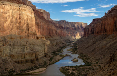 View downstream from Nankoweep in Grand Canyon National Park