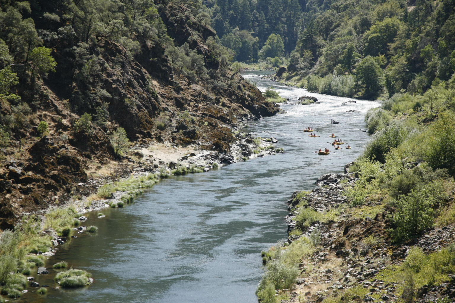 The rogue river in Oregon.