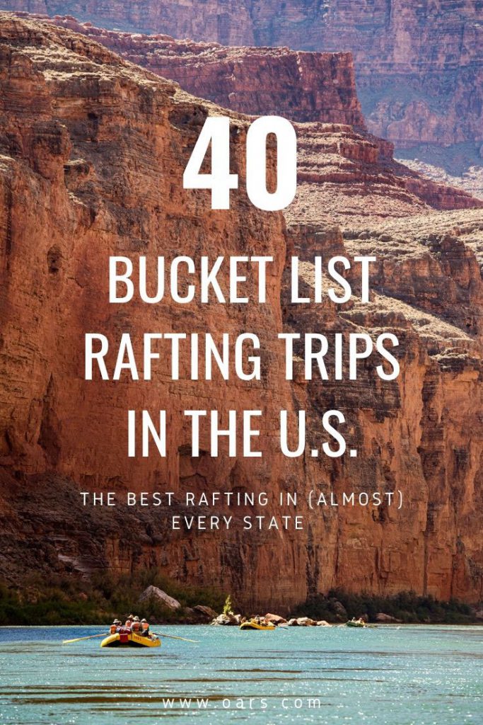List of some of the best whitewater rafting trips in every state.