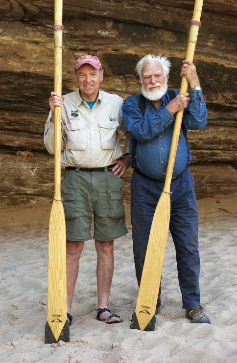 Martin Litton with OARS founder George Wendt