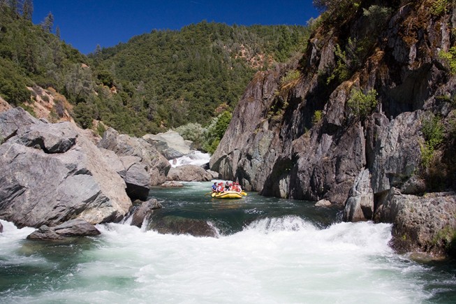 Middle Fork American River rafting