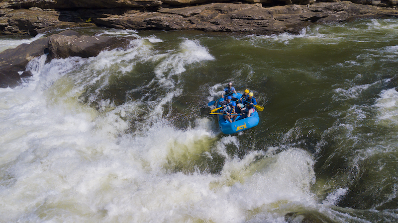 Rafting the Gauley River in West Virginia