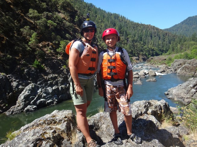 Rogue River rafting family vacation