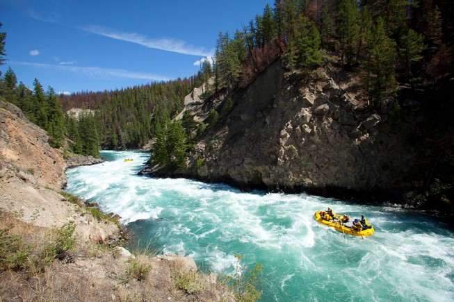 Chilko River rafting, British Columbia 