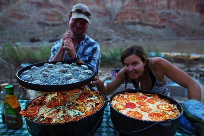Gourmet camping on the river with OARS