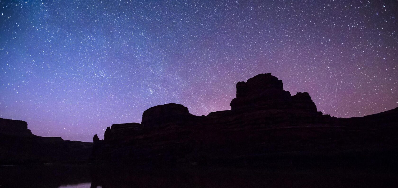 Stars above Canyonlands National Park