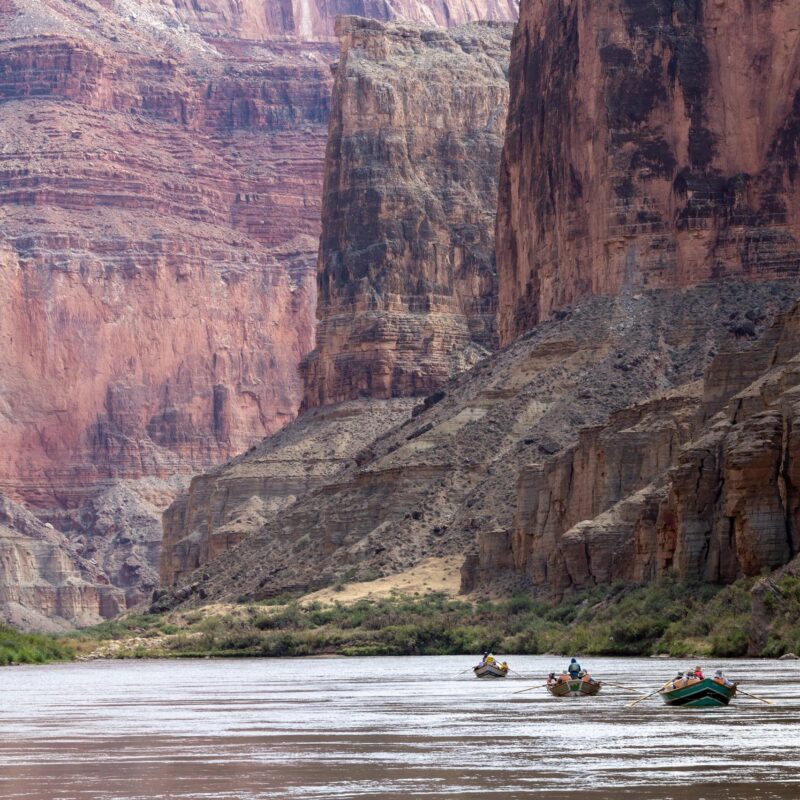 Dories in Grand Canyon